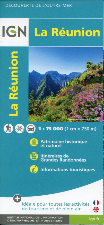 Materiale tipărite La Réunion 1:75 000 