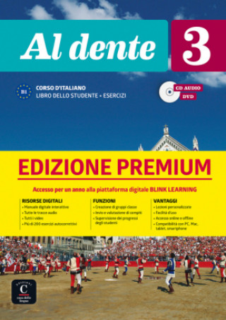 Książka Al dente 3 (B1). Libro dello studente+ esercizi + CD + DVD + Premium 