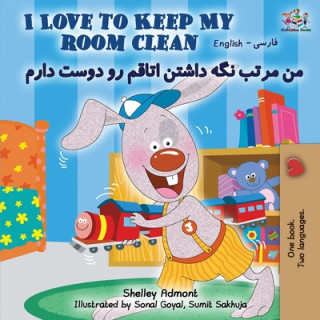 Kniha I Love to Keep My Room Clean (English Farsi Bilingual Book- Persian) Kidkiddos Books