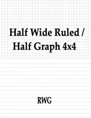 Carte Half Wide Ruled / Half Graph 4x4 