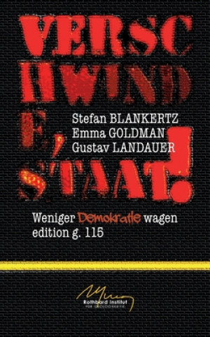Book Verschwinde, Staat! Emma Goldman