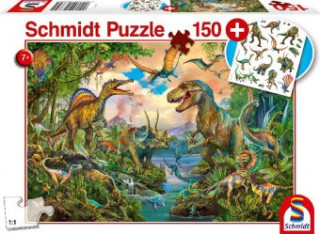 Spiel/Spielzeug Wilde Dinos (Kinderpuzzle) 