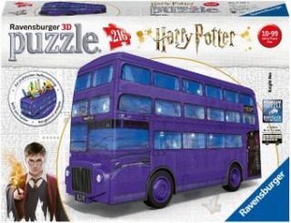 Joc / Jucărie Ravensburger 3D Puzzle Knight Bus Harry Potter 11158 - Der Fahrende Ritter als 3D Puzzle Fahrzeug 