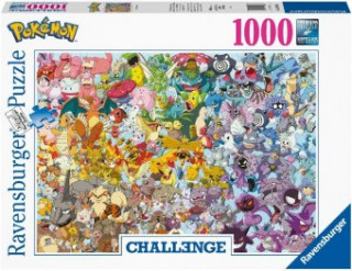 Hra/Hračka Ravensburger Puzzle 1000 Teile, Challenge Pokémon - Alle 150 Pokémon der 1. Generation 