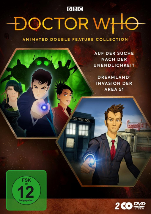 Video Doctor Who - Animated Double Feature Collection: Dreamland / Auf der Suche nach der Unendlichkeit, 2 DVD Gary Russell