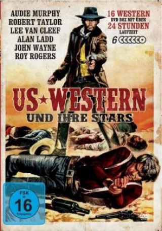 Видео US Western und ihre Stars, 6 DVD Audie Murphy