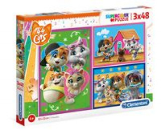 Game/Toy Puzzle Supercolor 3x48 Koty 