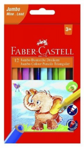 Játék Faber-Castell Buntstifte dreikant Jumbo 5.4mm 12er Karton 