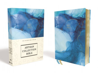 Könyv NIV, Artisan Collection Bible, Cloth over Board, Blue, Art Gilded Edges, Red Letter, Comfort Print 