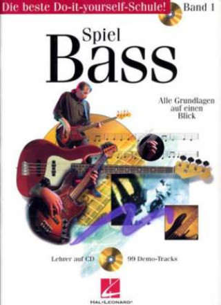 Tiskovina Spiel Bass, m. Audio-CD. Bd.1 Chris Kringel