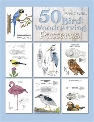 Könyv 50 Bird Woodcarving Patterns 