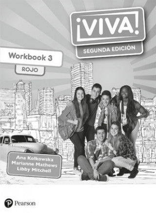 Книга Viva! 3 Rojo Segunda Edicion Workbook (Pack of 8) Ana Kolkowska