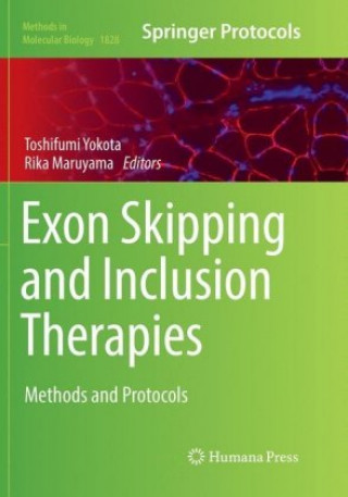 Kniha Exon Skipping and Inclusion Therapies Toshifumi Yokota