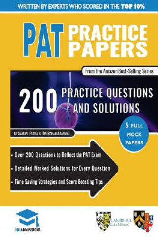 Kniha PAT PRACTICE PAPERS 5 FULL MOCK PAPERS Uniadmissions