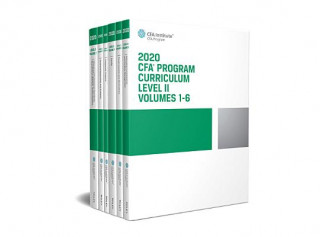 Kniha CFA Program Curriculum 2020 Level II Volumes 1-6 Box Set 