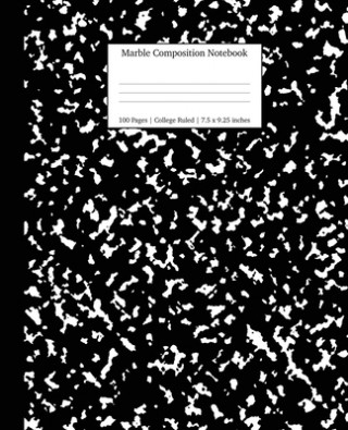 Kniha Marble Composition Notebook College Ruled 
