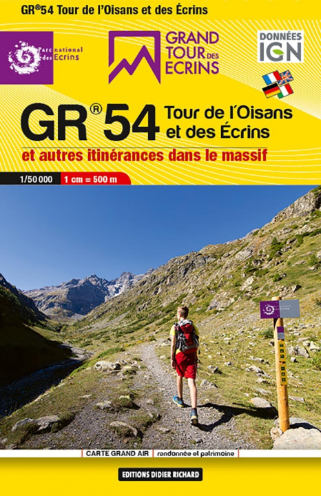 Tiskovina GR 54 Tour de l'Oisans et des Ècrins 