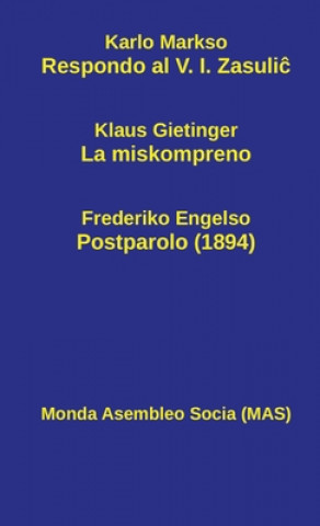 Könyv Respondo al V. I. Zasuli&#265; Frederiko Engelso
