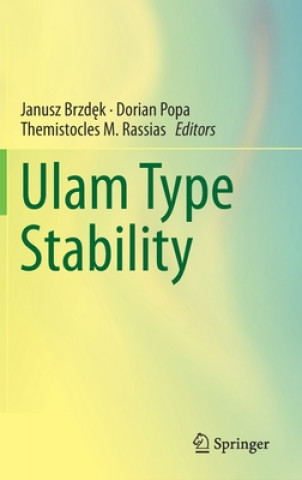 Book Ulam Type Stability Janusz Brzdek