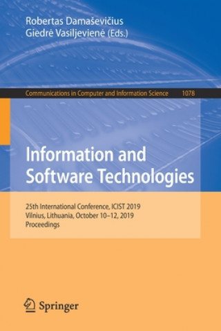 Book Information and Software Technologies Robertas Damasevicius
