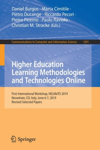 Knjiga Higher Education Learning Methodologies and Technologies Online Daniel Burgos