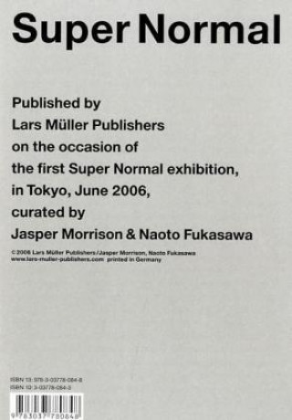 Kniha Super Normal Jasper Morrison