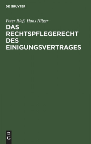 Kniha Das Rechtspflegerecht Des Einigungsvertrages Peter Rieß