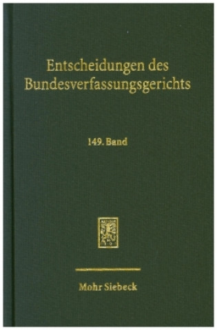 Knjiga Entscheidungen des Bundesverfassungsgerichts (BVerfGE) Mitglieder des Bundesverfassungsgerichts