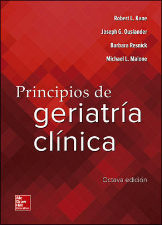 Kniha PRINCIPIOS DE GERIATRÍA CLÍNICA ROBERT KANE