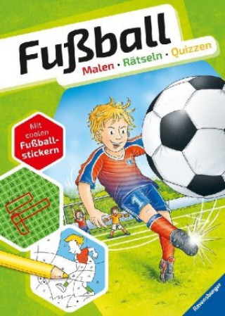 Kniha Fußball. Malen - Rätseln - Quizzen Philip Kiefer