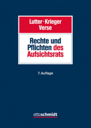 Kniha Rechte und Pflichten des Aufsichtsrats Gerd Krieger