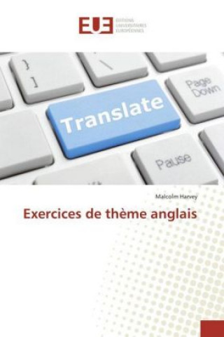 Knjiga Exercices de thème anglais Malcolm Harvey