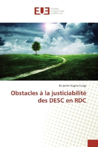 Книга Obstacles à la justiciabilité des DESC en RDC Benjamin Kagina Senga