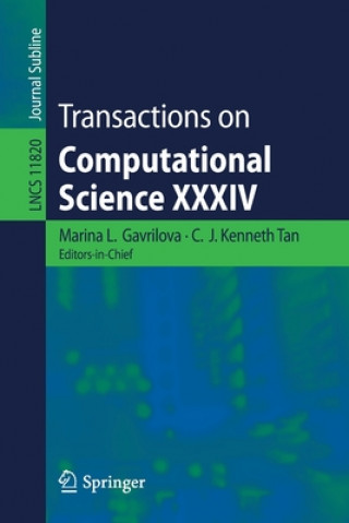 Könyv Transactions on Computational Science XXXIV Marina L. Gavrilova