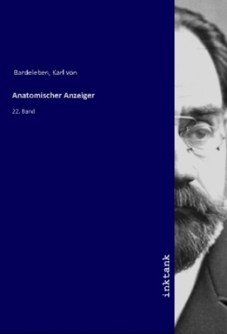 Knjiga Anatomischer Anzeiger Karl von Bardeleben
