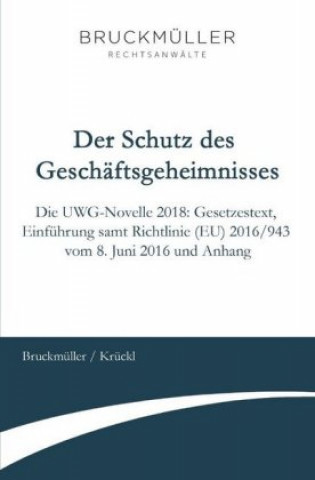 Carte Der Schutz des Geschäftsgeheimnisses Georg Bruckmüller