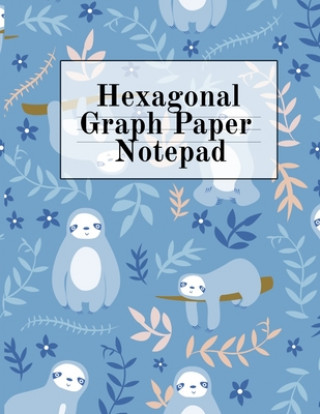 Book Hexagonal Graph Paper Notepad 