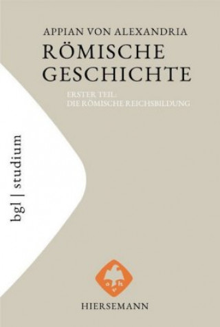 Kniha Römische Geschichte Appian von Alexandria