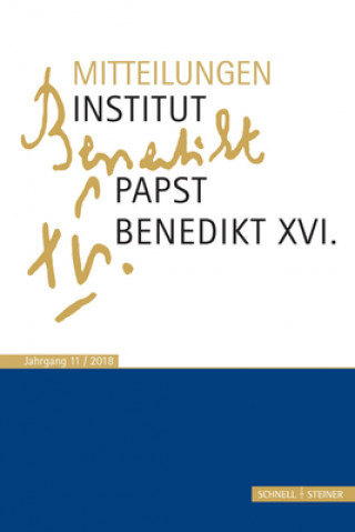 Knjiga Mitteilungen Institut Papst Benedikt XVI.. Bd.11 Rudolf Vorderholzer