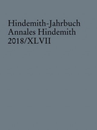 Książka Hindemith-Jahrbuch. Bd.47/2018 Frankfurt/Main Hindemith-Institut