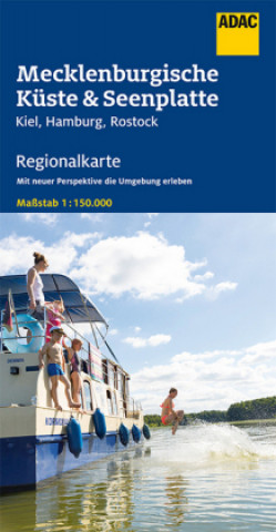 Tiskovina ADAC Regionalkarte 02 Mecklenburgische Küste und Seenplatte 1:150.000 