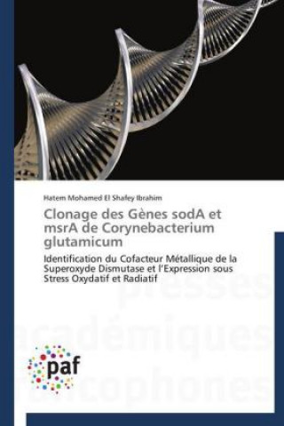 Knjiga Clonage des Gènes sodA et msrA de Corynebacterium glutamicum Hatem Mohamed El Shafey Ibrahim