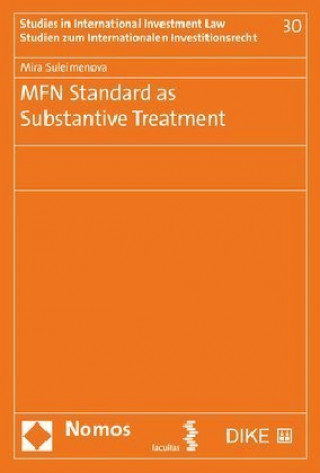 Book MFN Standard as Substantive Treatment Mira Suleimenova