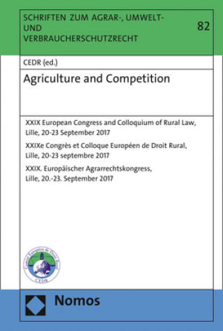 Kniha Agriculture and Competition CEDR