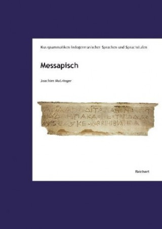 Kniha Messapisch Joachim Matzinger