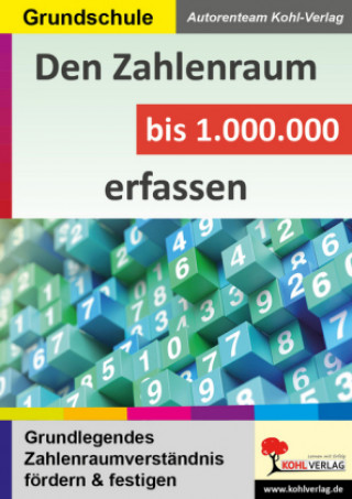 Kniha Den Zahlenraum bis 1.000.000 erfassen Autorenteam Kohl-Verlag