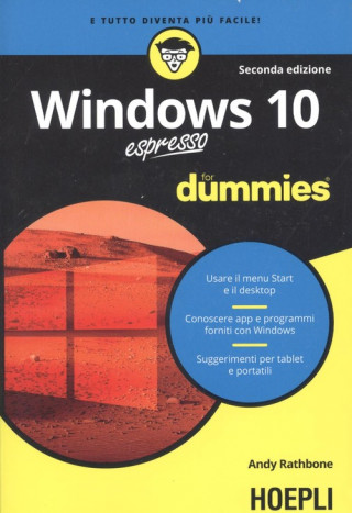 Carte WINDOWS 10 ESPRESSO FOR DUMMIES ANDY RATBONE