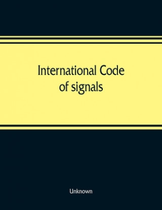 Книга International code of signals 