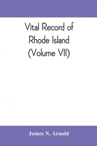 Kniha Vital record of Rhode Island 