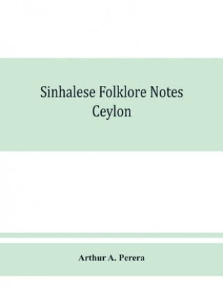 Kniha Sinhalese folklore notes 